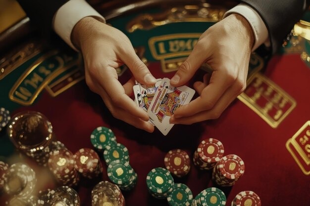 qqpek app showing live blackjack table with dealer and multilingual chat